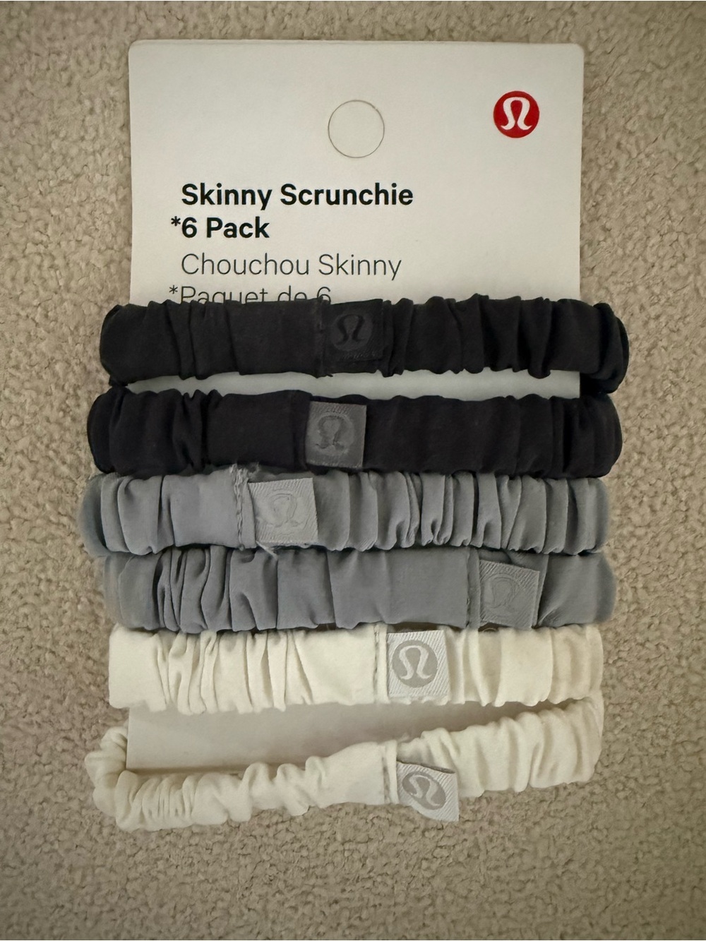 Lululemon skinny schrunies hair ties